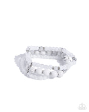 Load image into Gallery viewer, Southwestern Stack ~ White ~ Bracelet