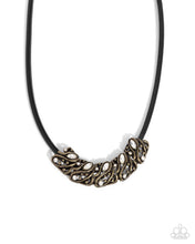 Load image into Gallery viewer, Sprig Shimmer ~ Brass ~ Necklace