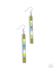 Load image into Gallery viewer, Stacked Summer ~ Green ~ Earring
