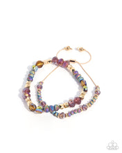 Load image into Gallery viewer, Structured Shimmer ~ Purple ~ Bracelet
