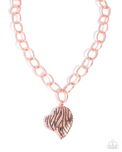 Load image into Gallery viewer, Sweet Stripes ~ Copper ~ Necklace