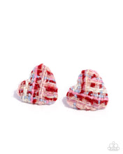 Load image into Gallery viewer, Sweetheart Stitching ~ Pink ~ Earring
