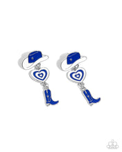 Load image into Gallery viewer, Swing Dance Delight ~ Blue ~ Earring