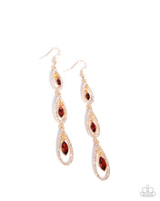 Load image into Gallery viewer, Teardrop Tenure ~ Brown ~ Earring