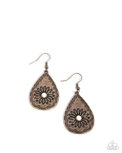 Load image into Gallery viewer, Teardrop Trade ~ Brass ~ Earring