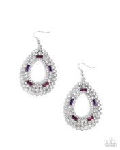Load image into Gallery viewer, Teardrop Trust ~ Purple ~ Earring