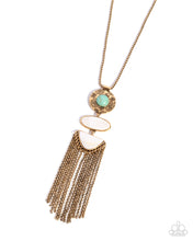Load image into Gallery viewer, Textured Tourist ~ Gold ~ Necklace