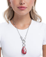 Load image into Gallery viewer, Tough Teardrop ~ Red ~ Paparazzi