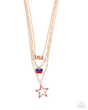 Load image into Gallery viewer, Unforgettable USA ~ Gold ~ Necklace