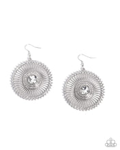 Load image into Gallery viewer, Wonderful Wheel ~ White ~ Earring