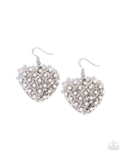 Load image into Gallery viewer, Woven Delight ~ White ~ Earring