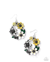 Load image into Gallery viewer, Wreathed Weekday ~ Yellow ~ Earring