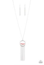 Load image into Gallery viewer, Terra Tassel - Red - Necklace