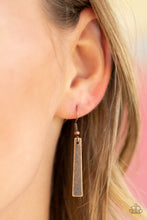 Load image into Gallery viewer, Modern Medalist Copper Earrings