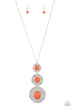 Load image into Gallery viewer, Talisman Trendsetter Orange Necklace