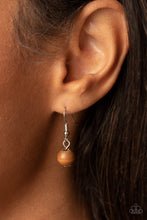 Load image into Gallery viewer, Soulful Sunrise Brown Earrings