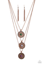 Load image into Gallery viewer, Geographic Grace - Copper - Necklace