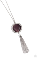 Load image into Gallery viewer, Tallahassee Tassel - Purple - Necklace