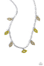 Load image into Gallery viewer, KISS the Mark - Yellow - Necklace