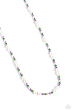 Load image into Gallery viewer, Colorblock Charm - Green - Necklace
