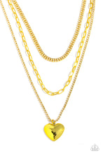 Load image into Gallery viewer, Caring Cascade - Yellow -Necklace