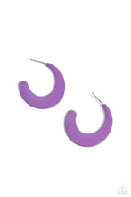 Load image into Gallery viewer, Fun-Loving Feature - Purple - Earring
