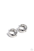 Load image into Gallery viewer, Hinged Halftime - Silver - Earring
