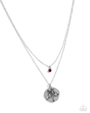 Load image into Gallery viewer, Birthstone Beauty - Red - Necklace
