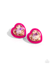 Load image into Gallery viewer, Heartfelt Haute - Pink - Earring
