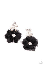 Load image into Gallery viewer, Fashionable Flower Girl - Black - Earring
