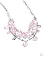 Load image into Gallery viewer, Cubed Cameo - Pink - Necklace
