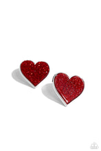 Load image into Gallery viewer, Glitter Gamble - Red - Earring
