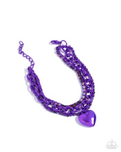 Load image into Gallery viewer, Affectionate Accent - Purple - Bracelet
