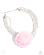 Load image into Gallery viewer, Radiant Rosette - Pink - Necklace
