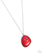 Load image into Gallery viewer, Horseshoe Hoedown - Red - Necklace
