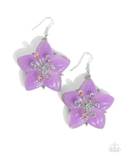 Load image into Gallery viewer, Summer Sprigs - Purple - Earring
