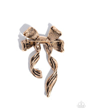 Load image into Gallery viewer, Bow Bonanza ~ Gold ~ Paparazzi
