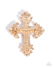 Load image into Gallery viewer, Candescent Cross ~ Gold ~ Paparazzi
