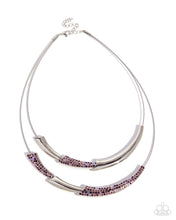 Load image into Gallery viewer, Abstract Actress ~ Purple ~ Necklace
