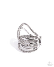 Load image into Gallery viewer, Abstract Adoration ~ Silver ~ Ring
