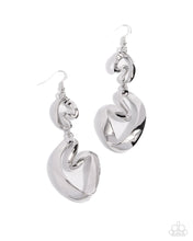 Load image into Gallery viewer, Abstract Angles ~ Silver ~ Earring
