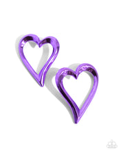 Load image into Gallery viewer, Admirable Acclaim - Purple - Earring
