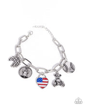 Load image into Gallery viewer, Adorably All American ~ Red ~ Bracelet
