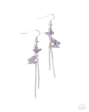 Load image into Gallery viewer, Aerial Affection - Purple - Earring
