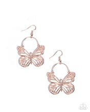 Load image into Gallery viewer, Aerial Arrival ~ Rose Gold ~ Earring
