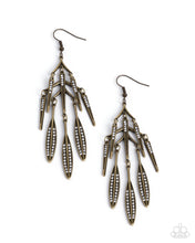 Load image into Gallery viewer, Airplane Mode ~ Brass ~ Earring
