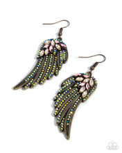 Load image into Gallery viewer, Angelic Angles ~ Brass ~ Earring
