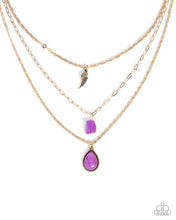 Load image into Gallery viewer, Angelic Anthem ~ Purple ~ Necklace
