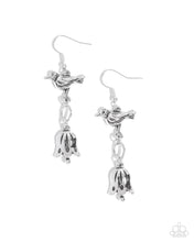 Load image into Gallery viewer, Balancing Bird ~ Silver ~ Earring

