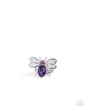 Load image into Gallery viewer, Bedazzled Bee ~ Purple ~ Ring

